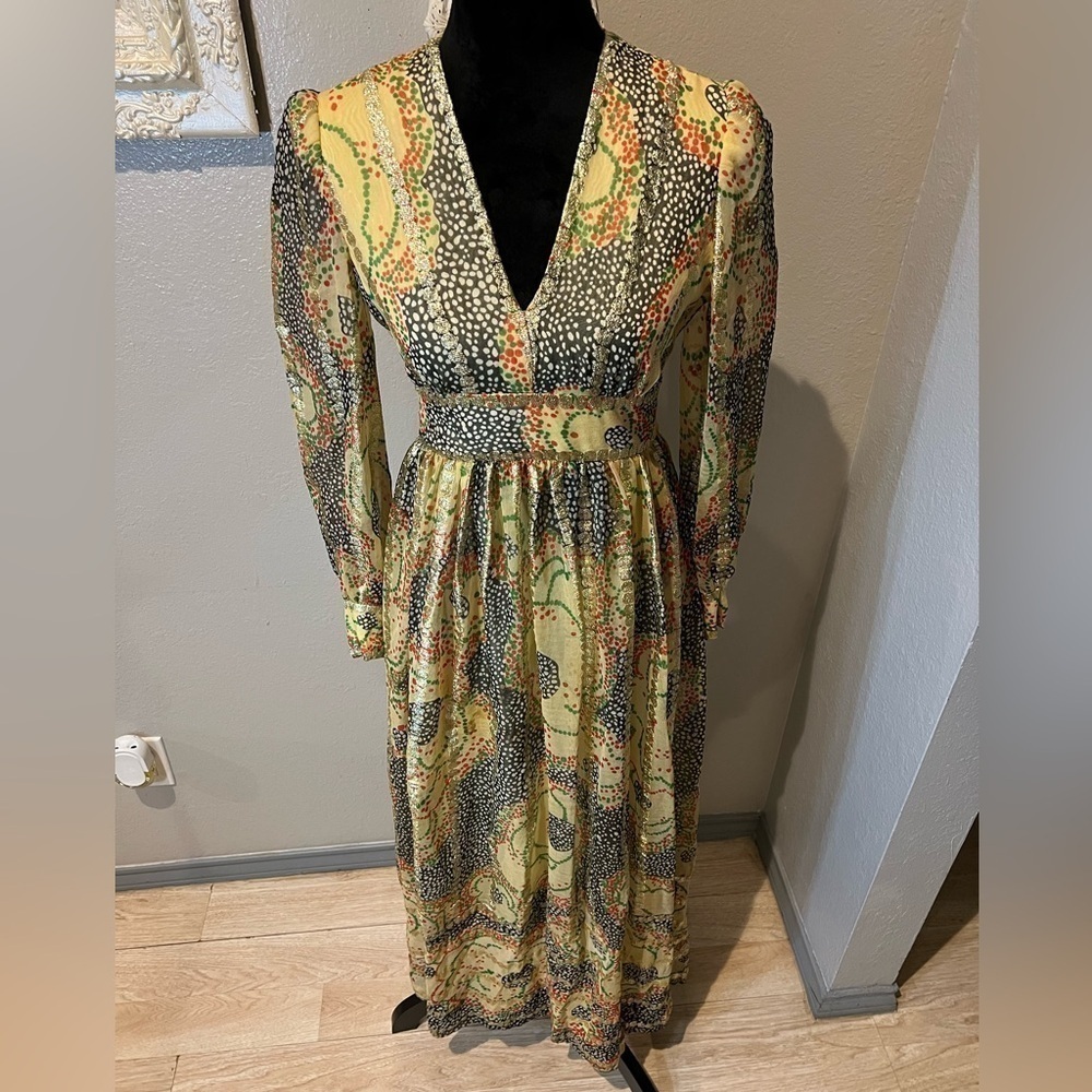 1960’s vintage bergdorf Goodman maxi dress - Picture 7 of 16